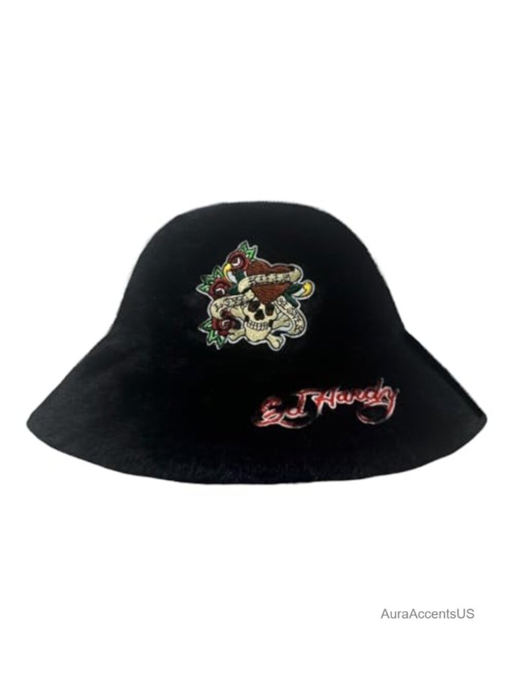 Faux Fur Bucket Hat Winter Solid Pattern Logo Accent Adult Regular Fit
